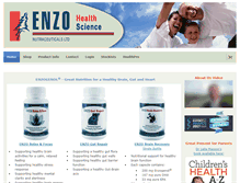 Tablet Screenshot of enzo.co.nz
